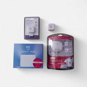 Iris Smart Hub and Sensors Set - White and Gray